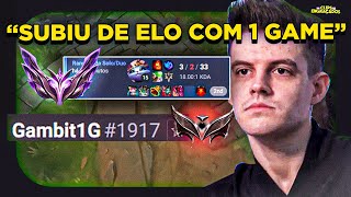 CLOVAO CAIU COM ELOJOB, DO FERRO AO MESTRE COM 1 PARTIDA, KAMI CRITICA PLAYER - LEAGUE OF LEGENDS