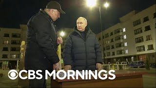 Putin makes surprise visit to Mariupol, Ukrainian territory that Moscow illegally annexed