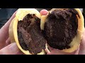 oreo chocolate brownie wheel pies taiwan street food keelung miaokou night market 巧克力蛋糕車輪餅 基隆美食