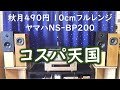 【プアエンドはコスパが命】秋月490円10cmユニットとヤマハNS BP200