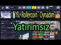 1 Yıl Rollercoin Yatırımsız Sadece  oyun oynayarak ve Görev Yaparak Cripto Para Kazanma