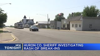 Huron Co. Sheriff investigating rash of break-ins