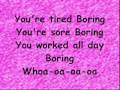 PINK - Boring (Lyr!cs)