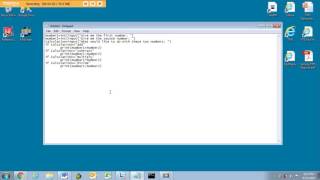 Python Lesson 3 - Four Function Calculator