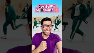 ⭕️🔺🟥  How to win SQUID GAME👌🏻