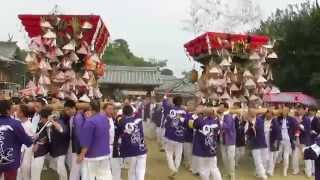 H27年岩岡神社　上村地区＋お先太鼓