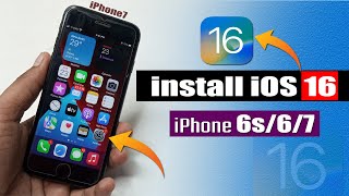 How to Update iOS 16 on iPhone 6s 7 How to install iOS 16 on iphone 7 how to update ios 16  iphone 7