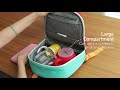 Insulated Lunch Bag | Travel Time | Marcus&Marcus