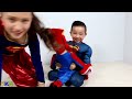 Superhero Mash-Up Huggable Kids Plush  With Superman Ckn Toys