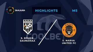 Rõuge Saunamaa - Narva United FC. Coolbet Saaliliiga. MD 5. Highlights