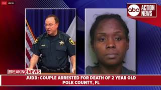 Davenport couple arrested in death of woman's 2-year-old son | News Conference