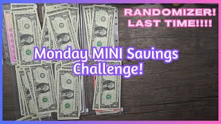 LAST Mini Monday Savings Challenge | Randomizer | Stuffing Challenges| New Way to Save