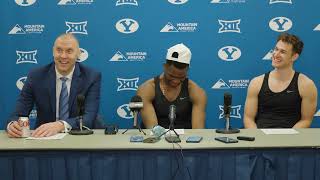 BYU Men's Basketball | Postgame Press Conference | Wyoming | December 30, 2023