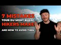 AVOID THESE MISTAKES!! Hiking the TMB | Backpacking Tips | Beginner mistakes Tour du Mont Blanc