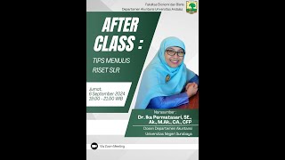 After Class  Tips Menulis Riset SLR