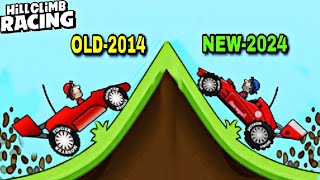 Hill Climb Racing Old 2014 vs New 2024 EVOLUTION IN Hill Climb Racing