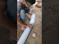 an easy way to make socket joints by heating plastic pipe