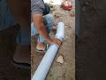 an easy way to make socket joints by heating plastic pipe