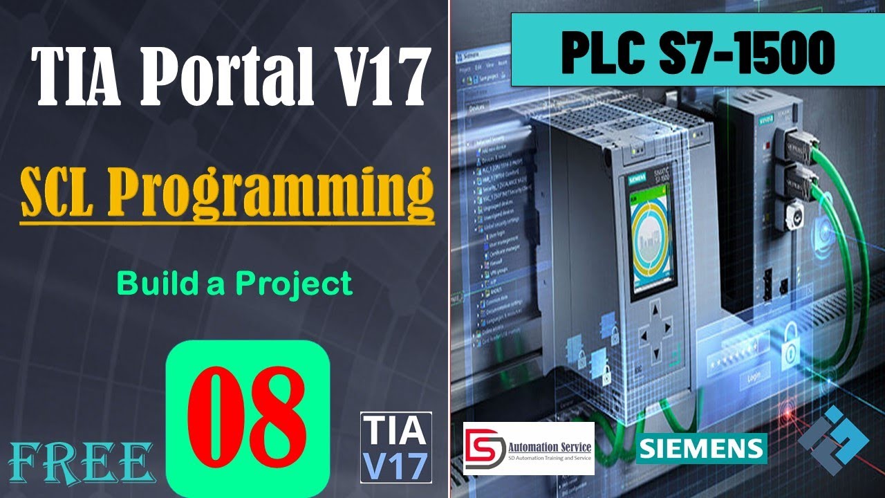 Lesson 8 SCL Programing In TIA Portal V17 Using PLC S7-1500 | Build ...