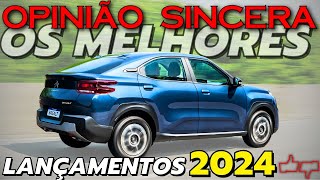 Melhores LANÇAMENTOS de carros em 2024 e que VALE a PENA comprar em 2025! Bom, bonito e BARATO