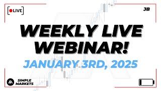 Simple Markets Weekly Live Webinar! January 3rd, 2025