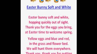 Easter Bunny Soft and White (Kids Easter Poems)