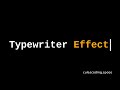How to Create a Typewriter Effect Using JavaScript