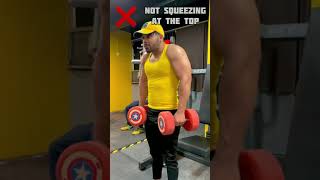 Gym Exercises (YOU'RE DOING WRONG!) | PART-48 #shorts #gym #mistakes
