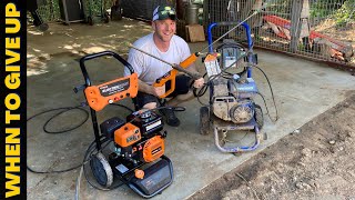 When to Give Up Fixing your POS & Buy A Generac Pressure Washer