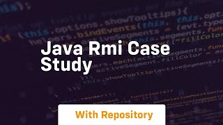 java rmi case study