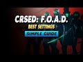 CRSED Best Console Settings - Simple Guide