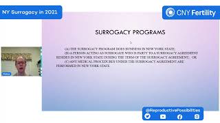 Melissa Brisman - Surrogacy and New NYS Laws