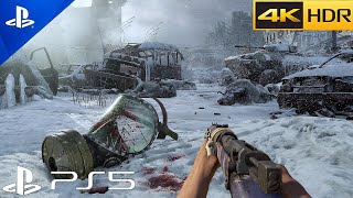 (PS5) MOSCOW - Ultra Realistic Graphics Gameplay [4K UHD 60FPS] Metro  exodus