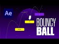 Trendy Bouncing Ball Scene. After Effects Tutorial