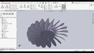 HOW TO CREATE FAN BLADE IN 3D SOLID MODEL USING SOLIDWORKS