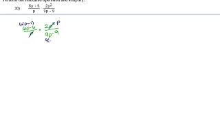 30) Perform the indicated operation and simplify.