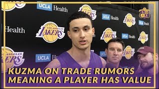 Lakers Interview: Kyle Kuzma on Trade Rumors Being Positive Because it Means You Have Value