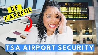 TSA AIRPORT SECURITY MISTAKES TO AVOID AT THE AIRPORT