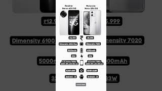 Realme Narzo 60X 5G vs Motorola Moto G54 5G Detailed Comparison#tech #shorts #shortsvideos
