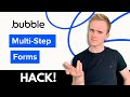 SPEED UP Your Workflow with this Bubble.io Multi Step Forms Hack!
