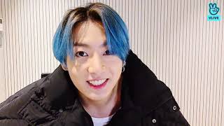 [HD ENG SUB] BTS JUNGKOOK BLUE HAIR VLIVE FULL - February 2021