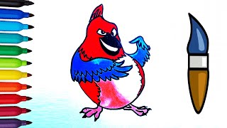 How To Draw A pedro bird  For Children/ Bolalar Uchun Kelebekni Qanday Chizish Mumkin/TOiART #shorts