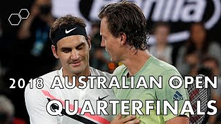 ROGER FEDERER vs TOMAS BERDYCH | 2018 Australian Open Quarterfinals | HIGHLIGHTS
