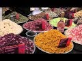 Mahane Yehuda Market - What can you buy ? Jerusalem, Israel . 4K