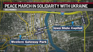 Refugees in Iowa to host march to help Ukrainian refugees