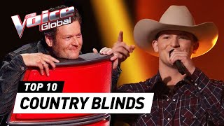 Best COUNTRY Blind Auditions on The Voice