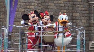 TDL ドナルド音頭で終わっちゃう？！初日「おんどこどん！」ディズニー夏祭り2015 Disny Natsu-Matsuri for children \