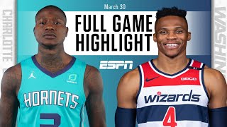 Charlotte Hornets vs. Washington Wizards [FULL GAME HIGHLIGHTS] | NBA on ESPN