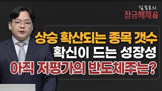 [김종효의 잠금해제] 상승 확산되는 종목 갯수, 확신이 드는 성장성... 아직 저평가의 반도체주는? / 머니투데이방송 (증시, 증권)