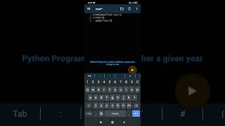 Python Program to check whether a given year is leap or not | Master Python